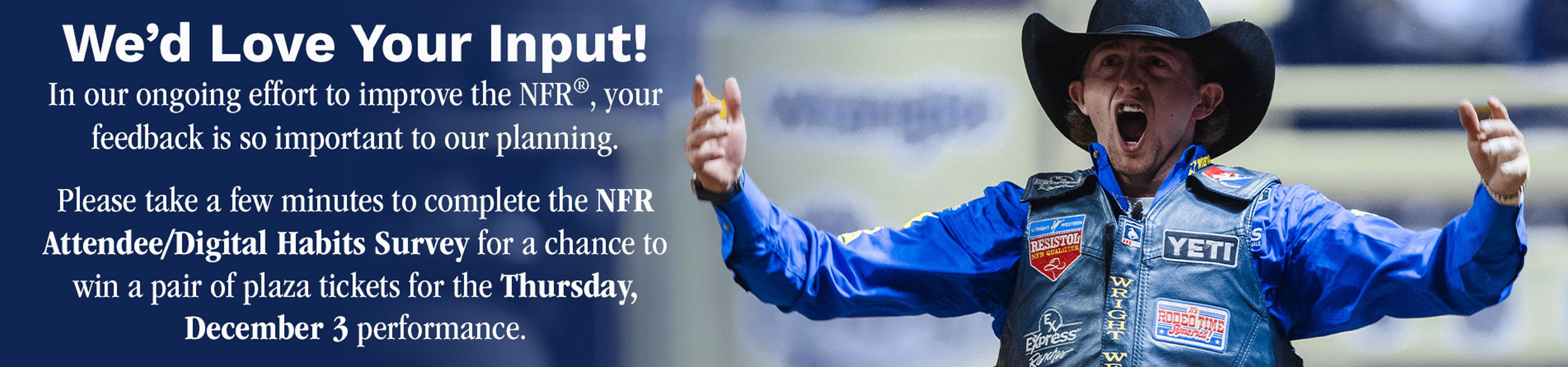 We'd Love Your Input!